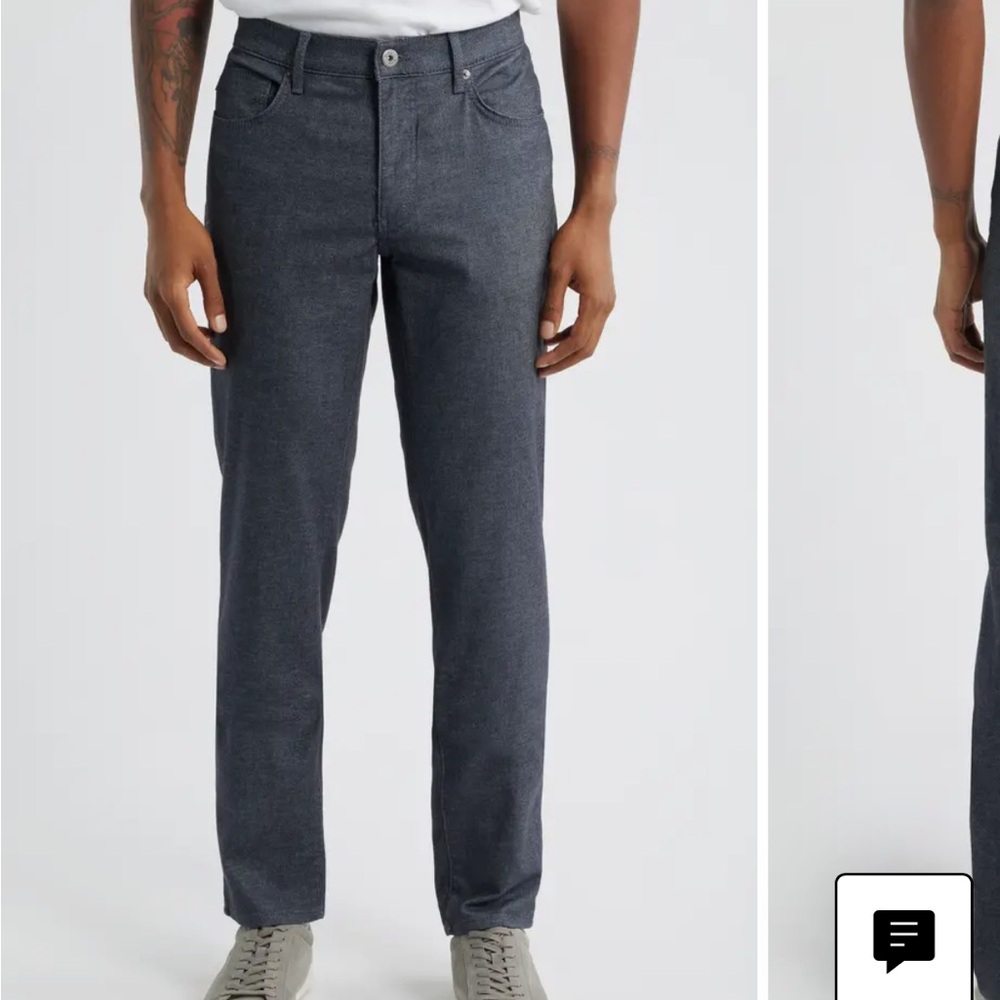 Brax Woolook Cadiz straight leg stretch cotton pant 32x32